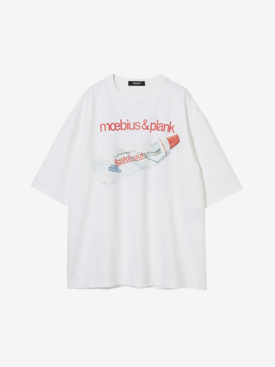 White t-shirt, front view