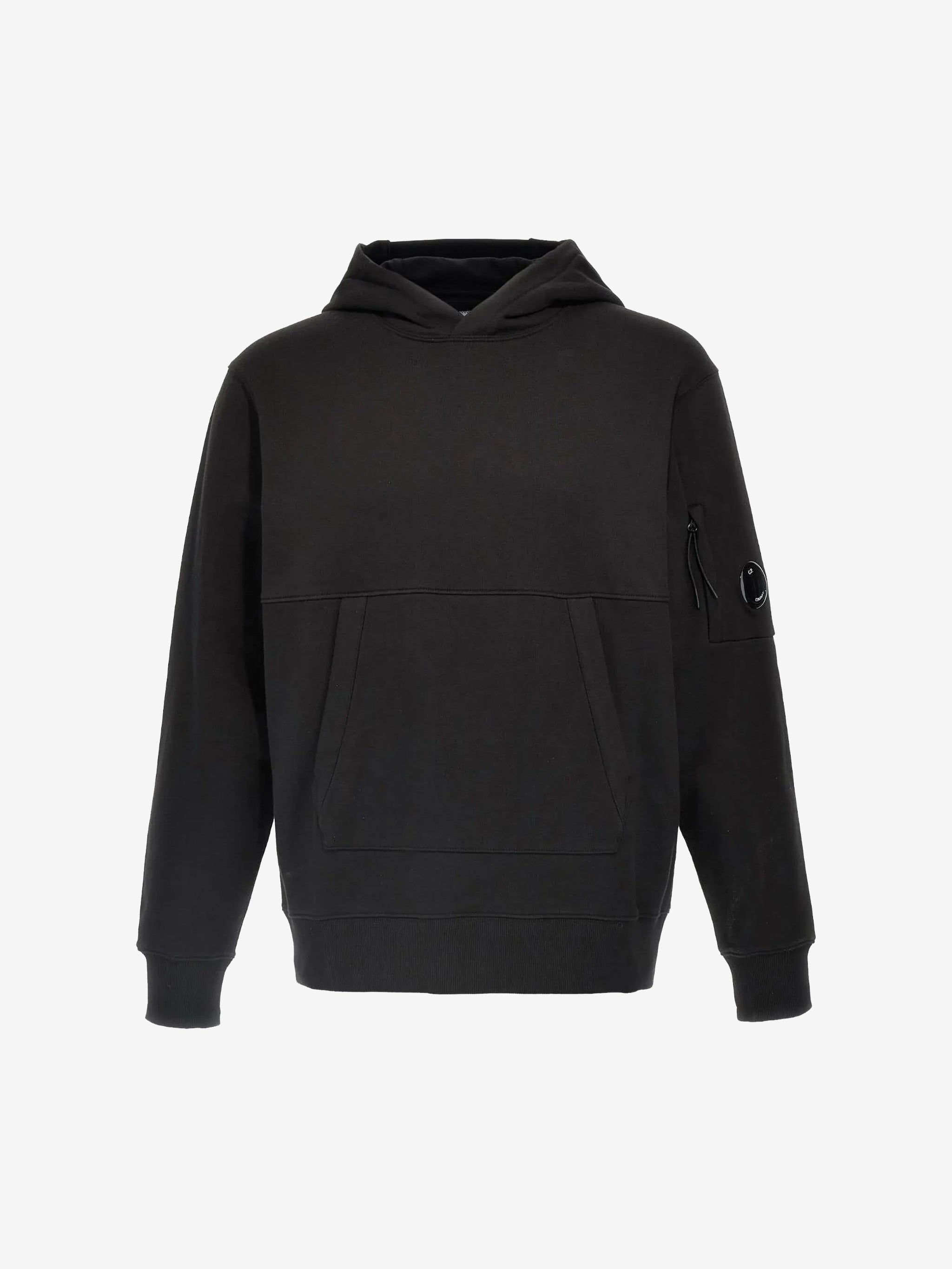 Black coat, front view