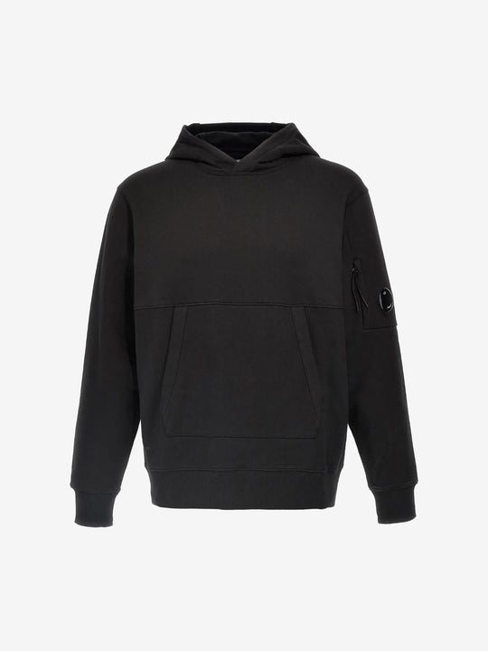 Black coat, front view