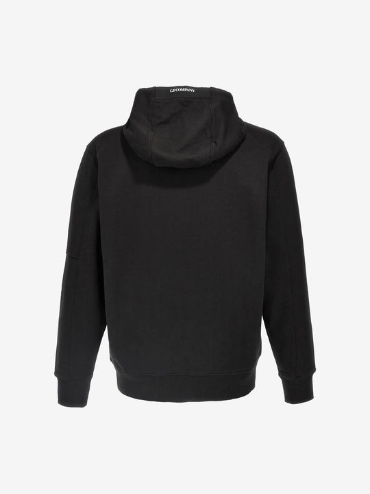 Black coat, back  view