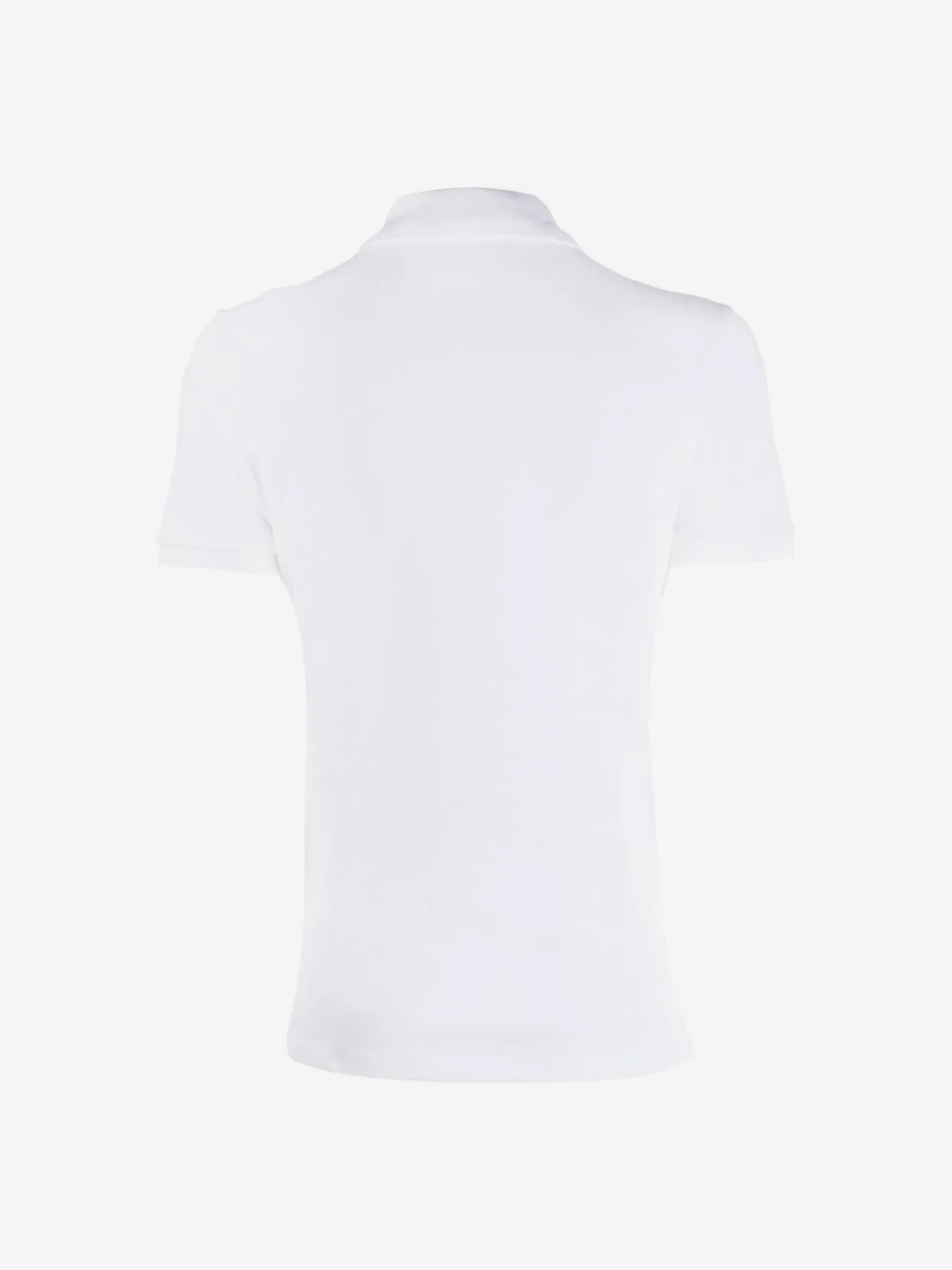 White shirt, back view