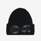Black beanie, front view