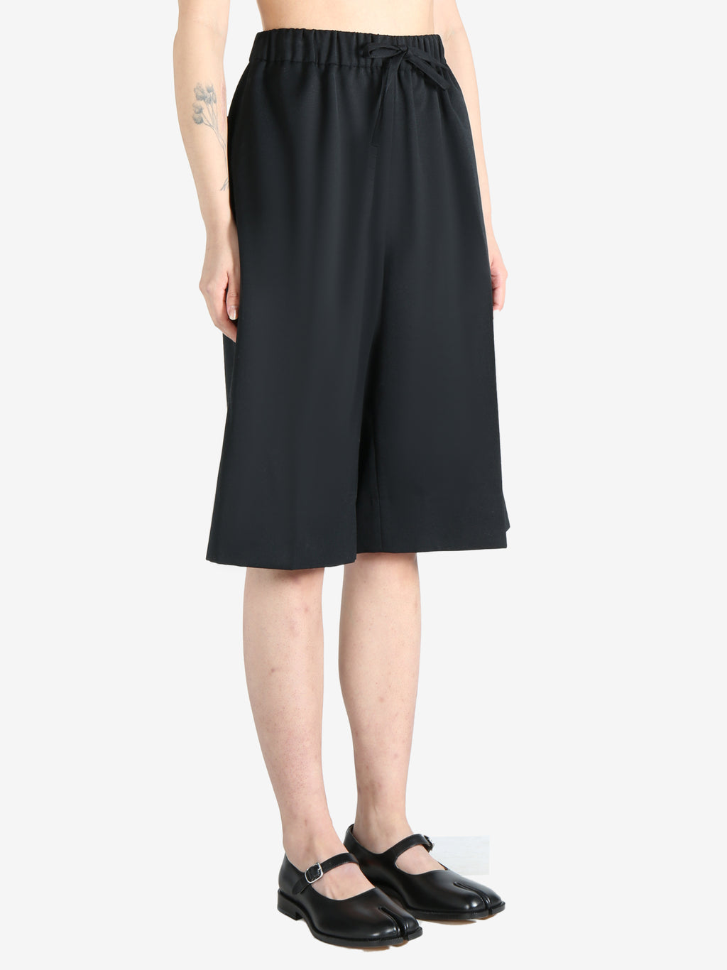 SIMONE ROCHA - Women Wide Leg Elasticated Long Shorts