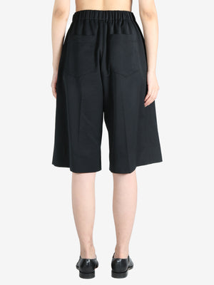 SIMONE ROCHA - Women Wide Leg Elasticated Long Shorts