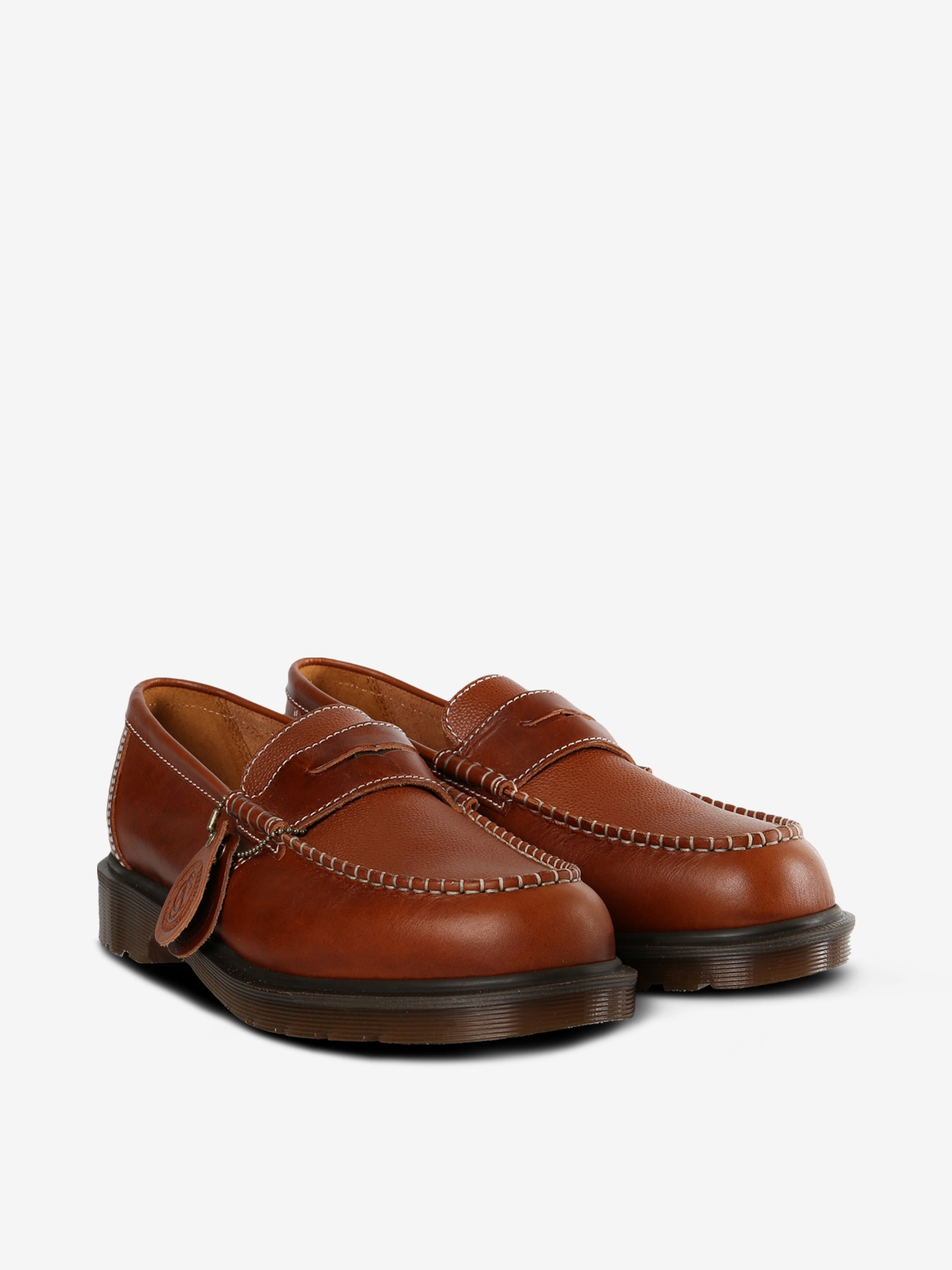Brown shoes,side view