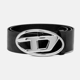 DIESEL - Unisex Leather D Buckle Belt