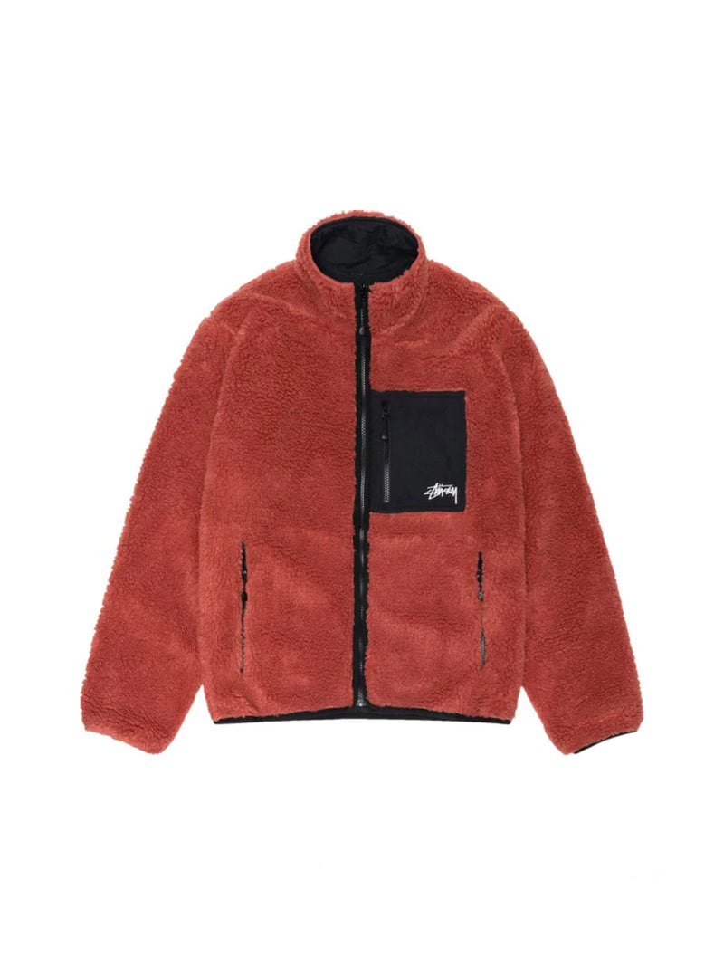 STUSSY - Men Sherpa Reversible Jacket