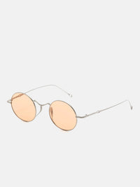 RIGARDS X UMA WANG - Pure Titanium Sunglasses Antique Silver/Salmon Lens/Matte