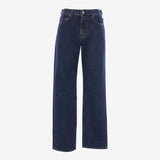 Blue pants, front view