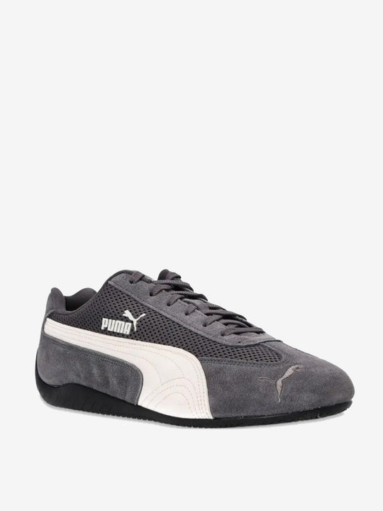 Grey sneakers,side view