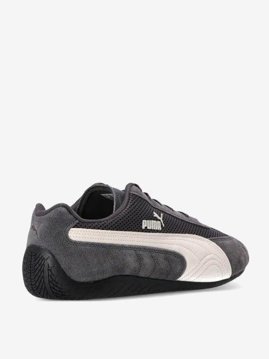 Grey sneakers,back view