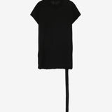 Black T-shirt, back view