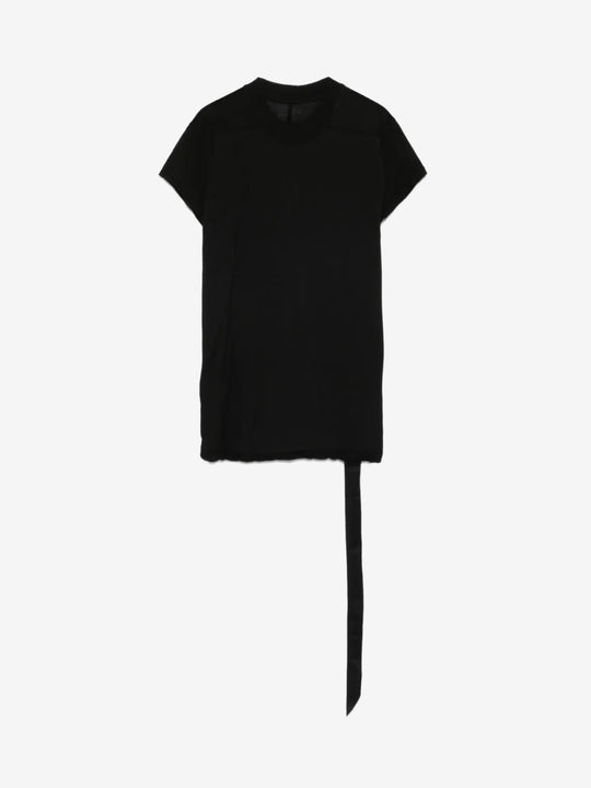 Black T-shirt, back view