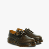 Brown boots, side view