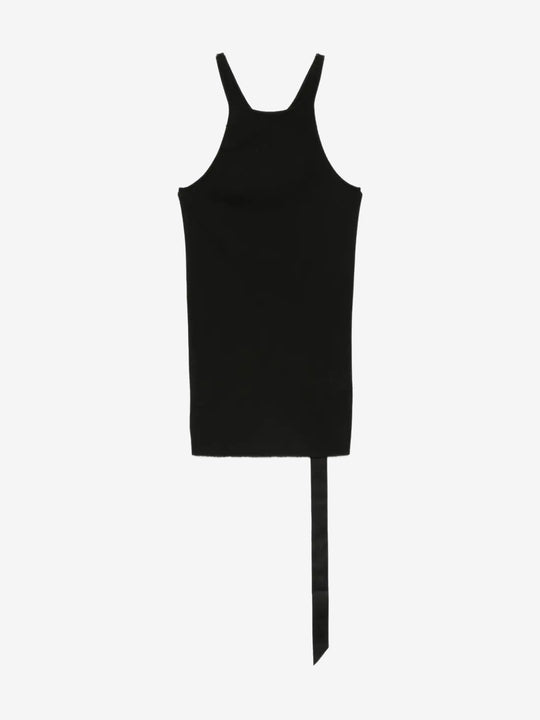 Black tank, back view