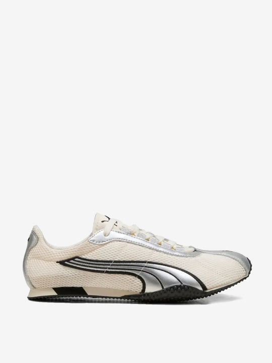 Tan sneakers, front view