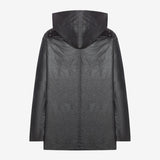 Black jacket, back view