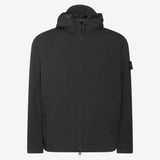 Black coat, front view