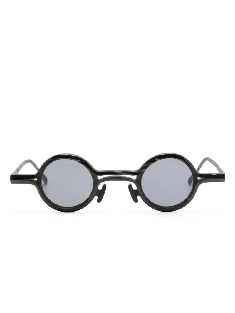 RIGARDS X DETAJ Black & White (Frame) x Dark Gray (Lens) Sunglasses