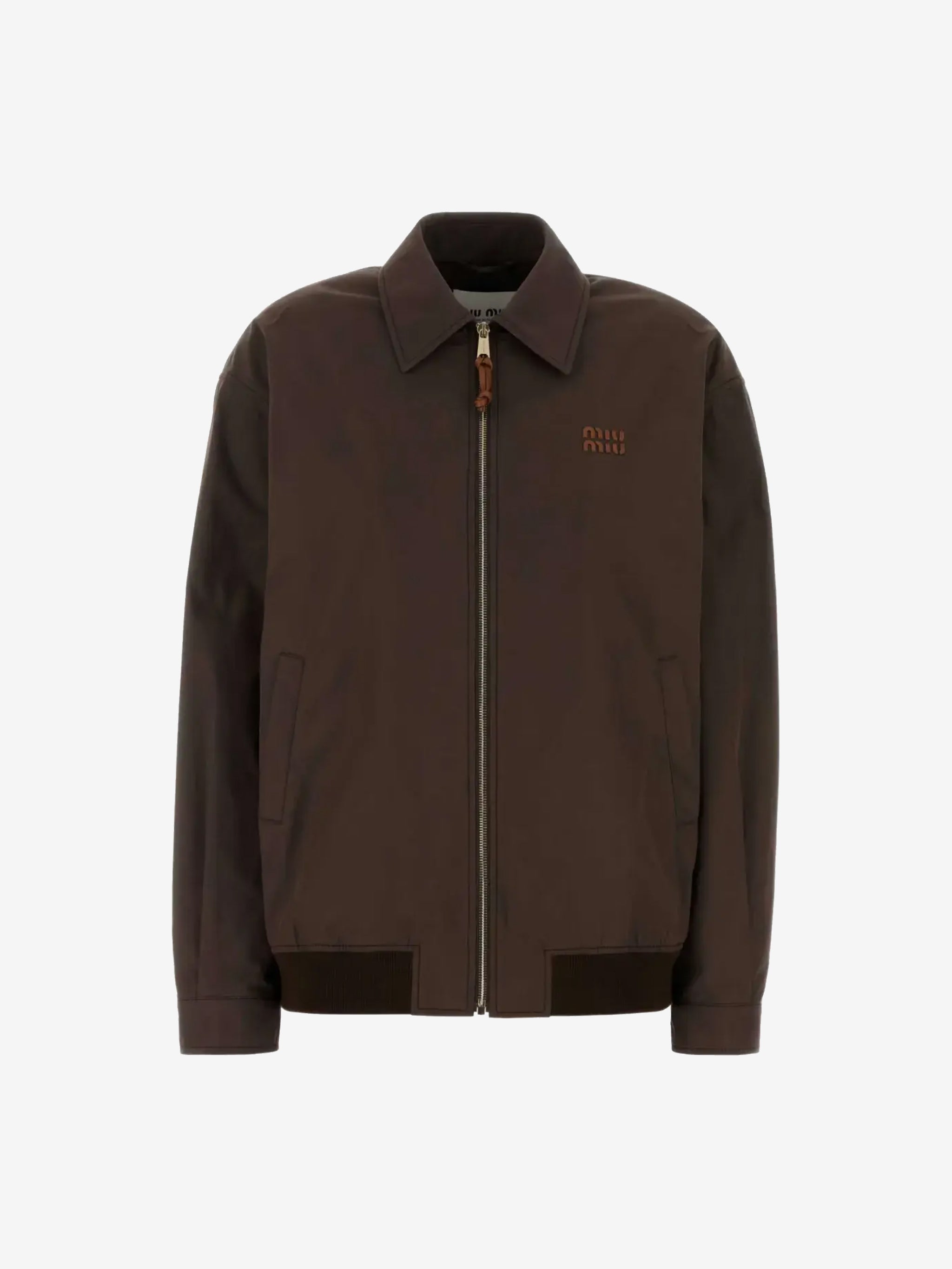 Brown jacket, front view