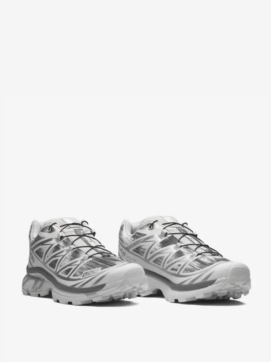 Grey sneakers, side view