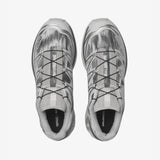 Grey sneakers, top view