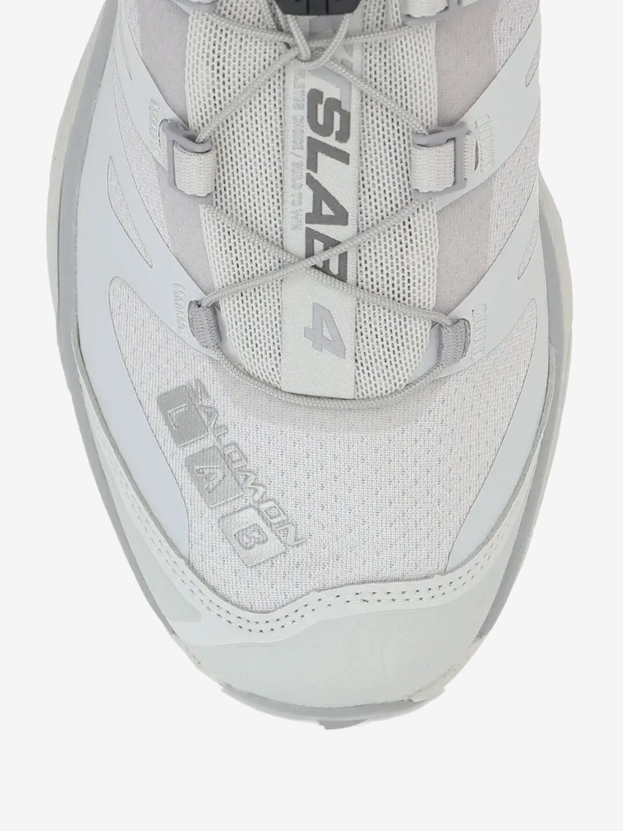 White sneakers, top view