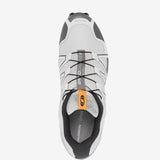 Grey sneakers,top view