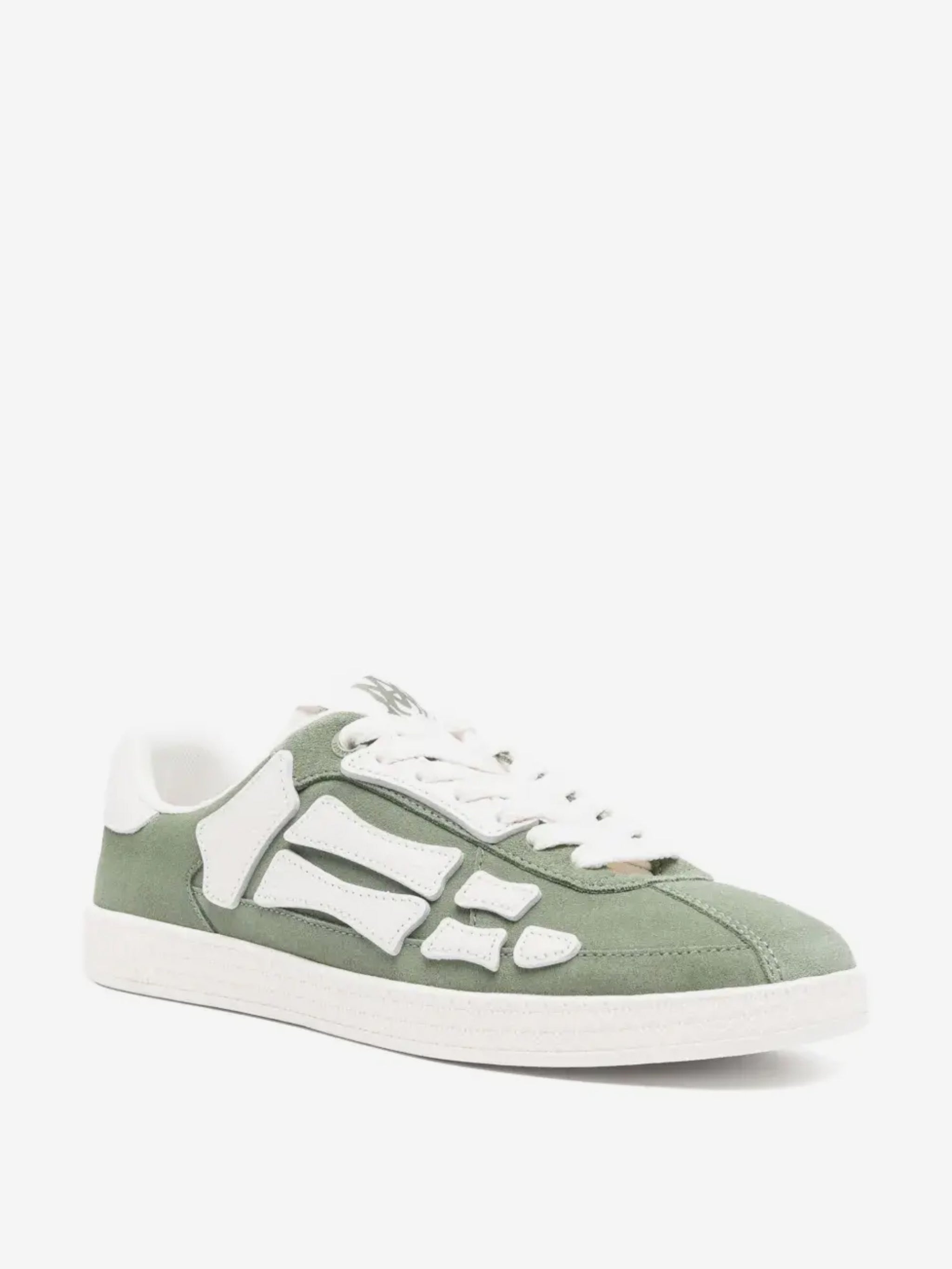 Green sneaker,side view
