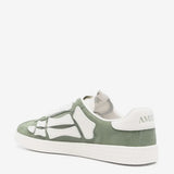 Green sneaker,back  view