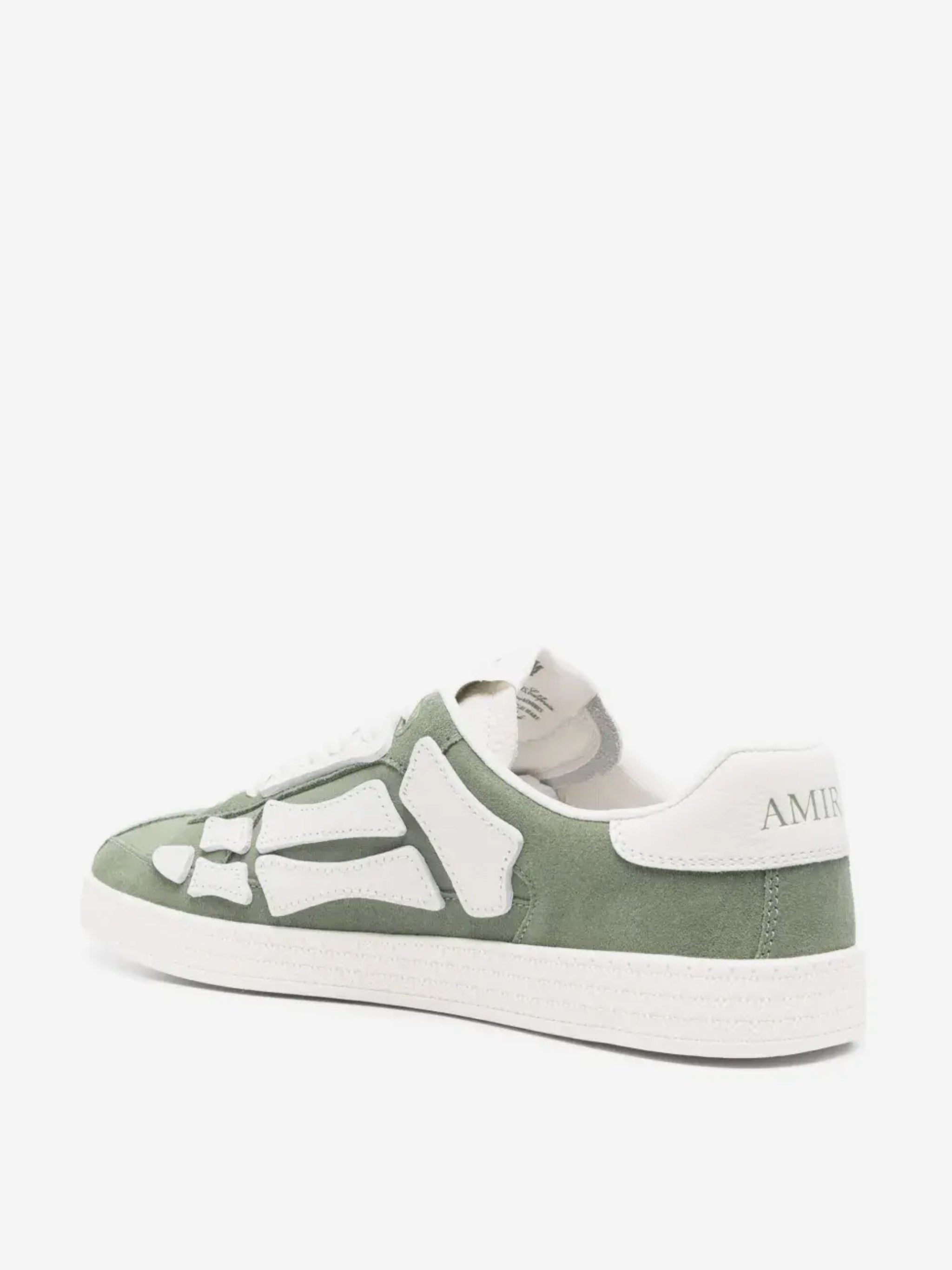 Green sneaker,back  view
