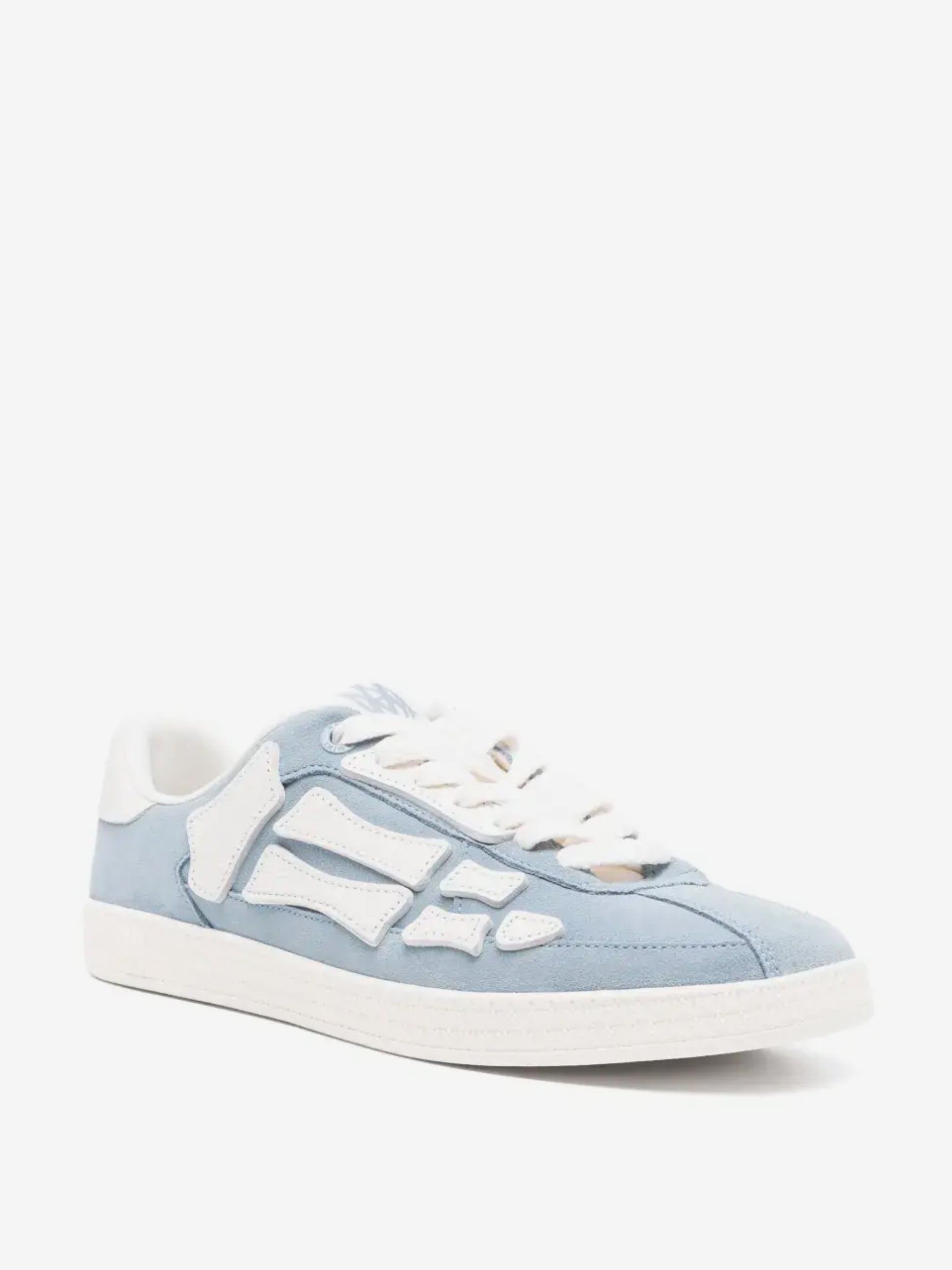 Blue sneaker,side view