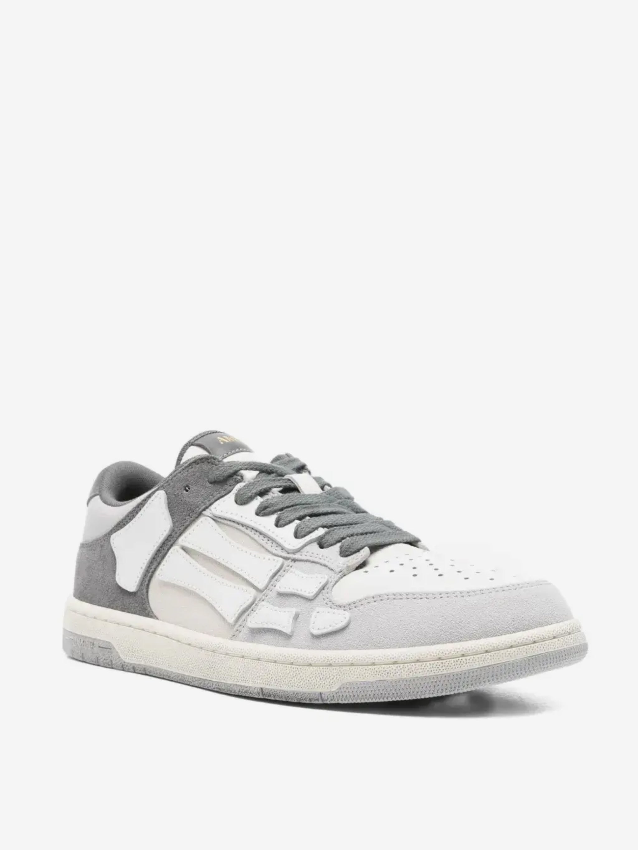 Grey sneakers,side view