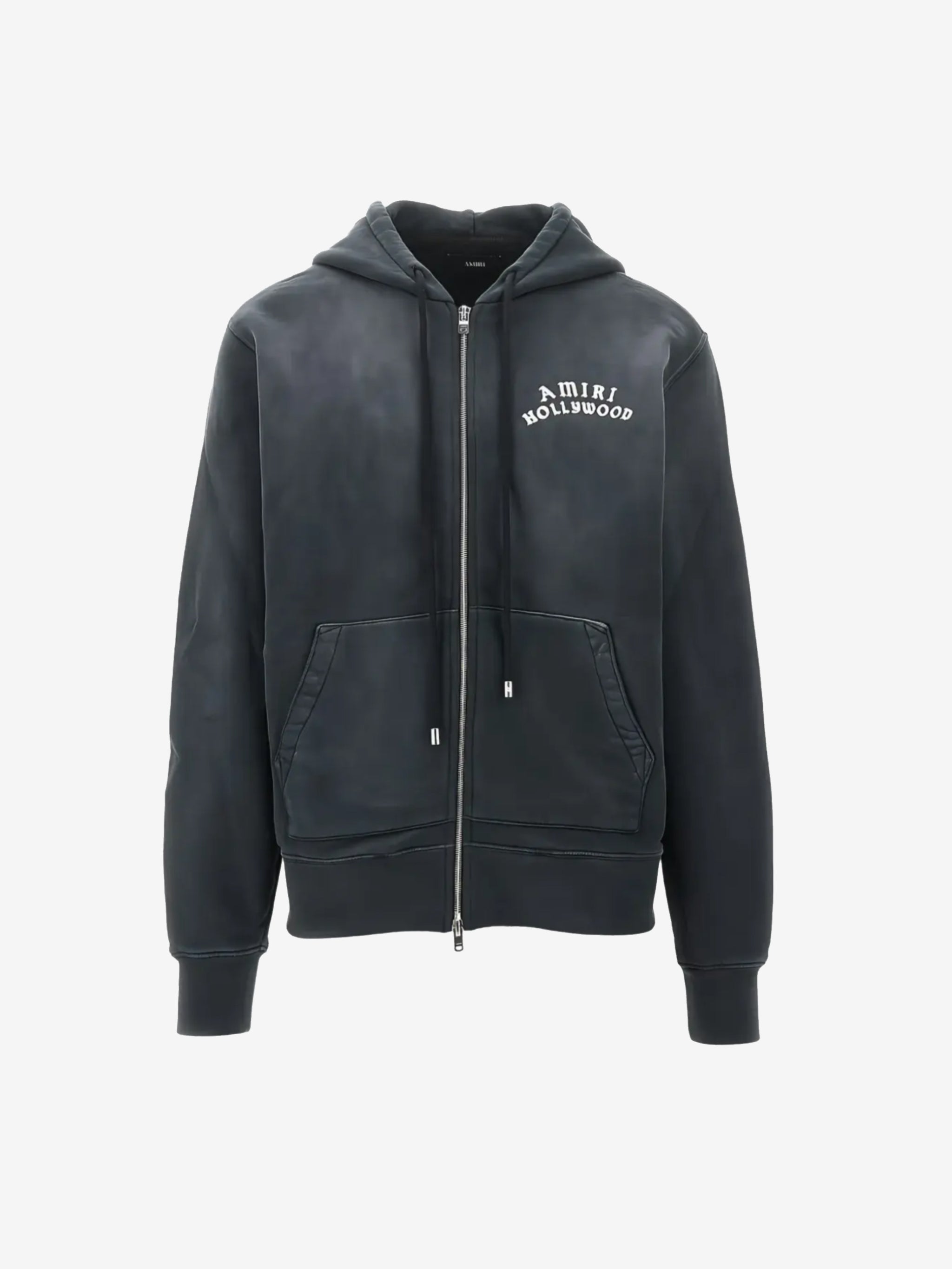 Black hoodie, front view