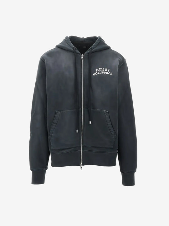 Black hoodie, front view