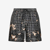 Black shorts, front view