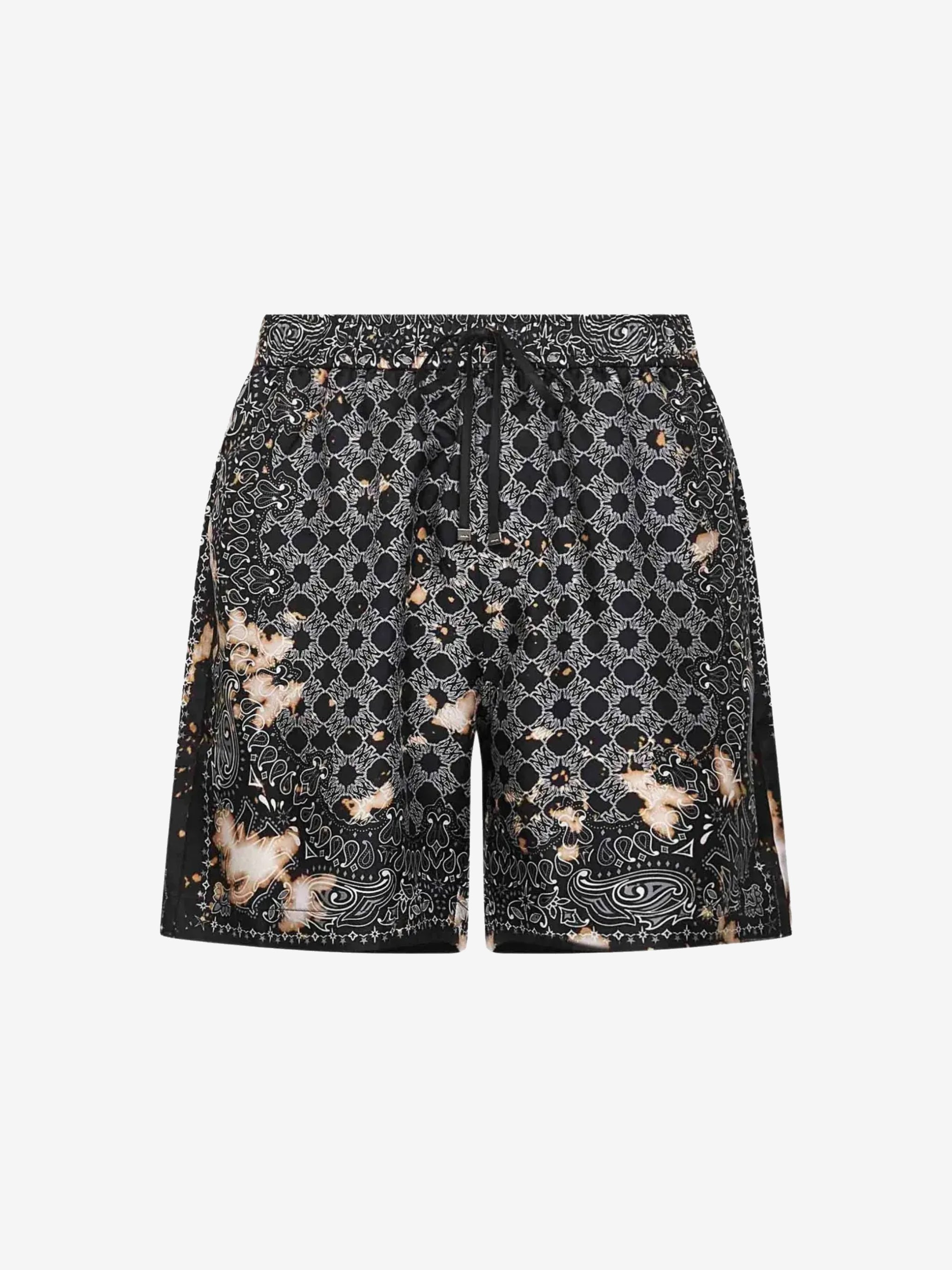 Black shorts, front view