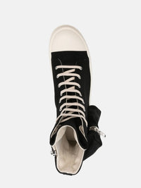 RICK OWENS DRKSHDW - Men Denim Cargo Sneakers