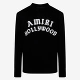 Black knitwear, front view