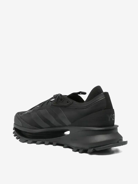 Black shoes, back view