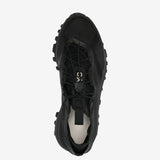 Black shoes, top view