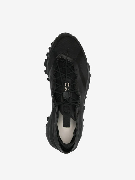 Black shoes, top view