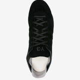 Black sneakers, top view