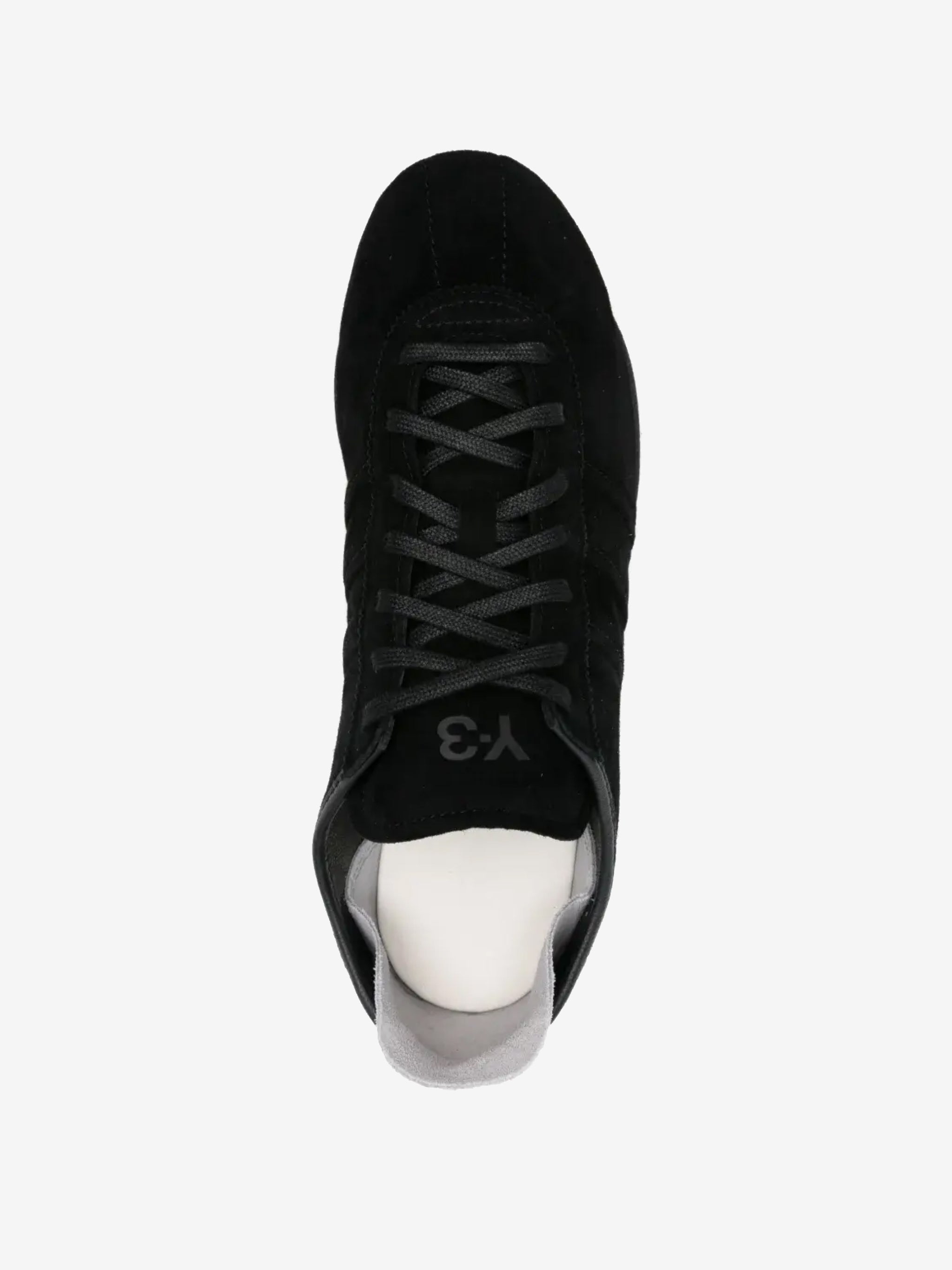 Black sneakers, top view