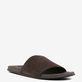 Brown shoes, side view