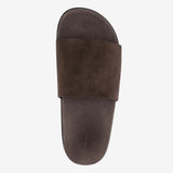 Brown shoes, top view