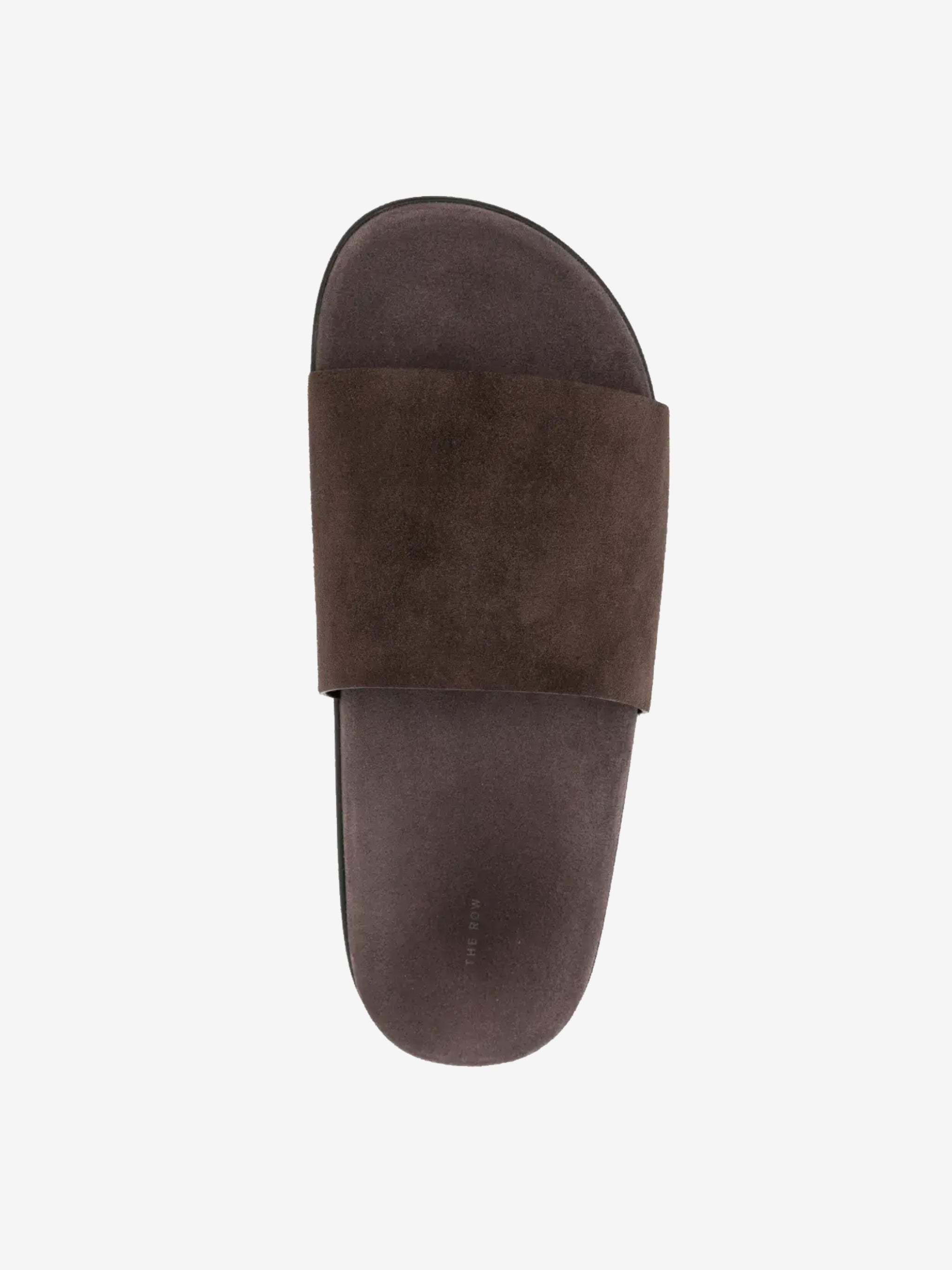 Brown shoes, top view