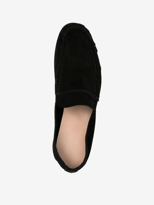 Black shoes, top view