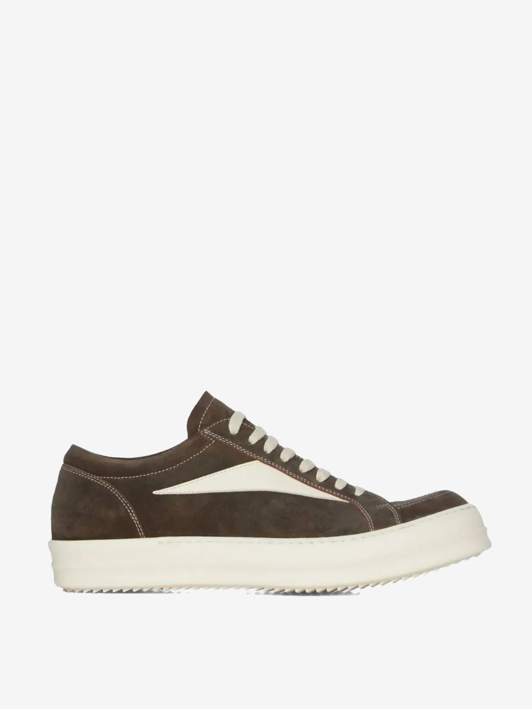 Brown sneakers, front view