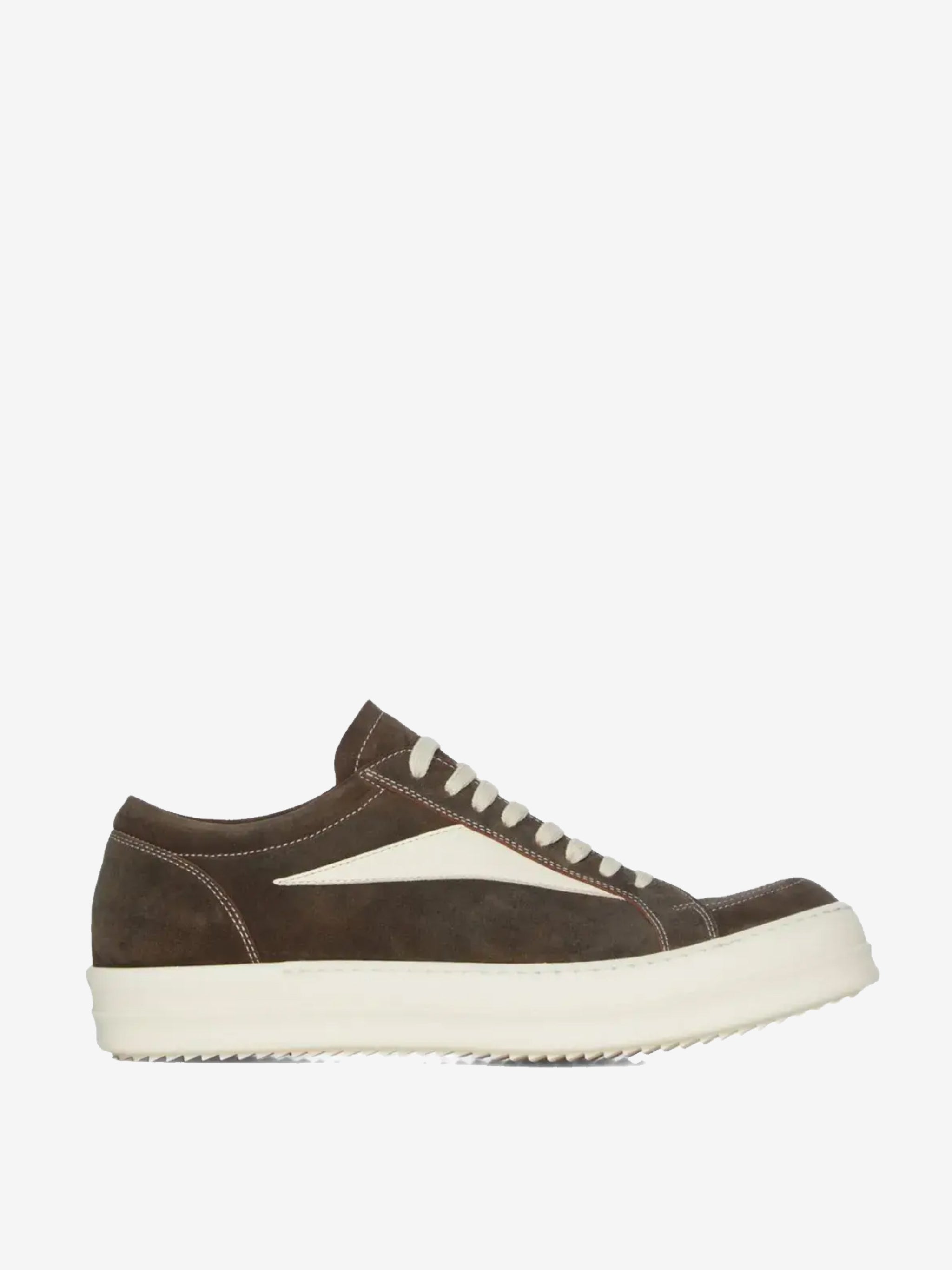 Brown sneakers, front view